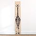 Headwaters Studio Animals Growth Chart for Kids - Baby Height Chart Height Tracker Kids Wooden Growth Chart for Wall Grow Chart Height Chart for Kids Safari Nursery, Tall Giraffe-46 x75 x.25