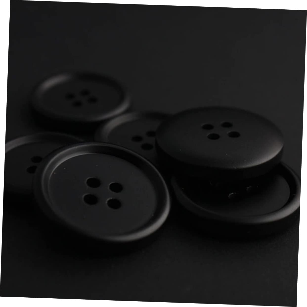 Lurrose 3 Set Di Bottoni in Resina Da Cucito Bottoni Rotondi Da 20 Mm Per Tessuti Decorativi E Progetti 100 Pezzi*3