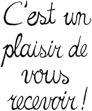 Plaisir Lot de 20 serviettes de table avec inscription « Spr?che » 33 x 33 cm