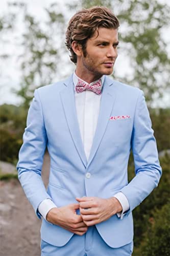 Men's Two Pieces Suit Notch Lapel Two Buttons Wedding Dinner Tuxedos2