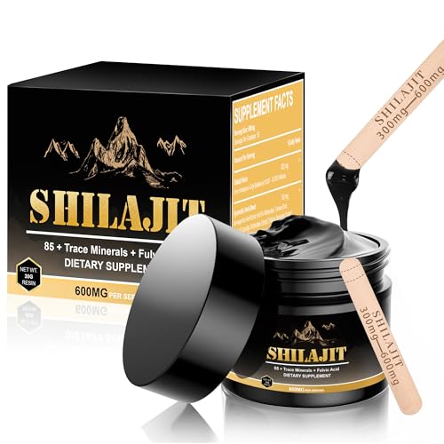 Shilajit Resin 30g-600mg | Original Himalayan Shilajit Gold Grade 100% Pure
