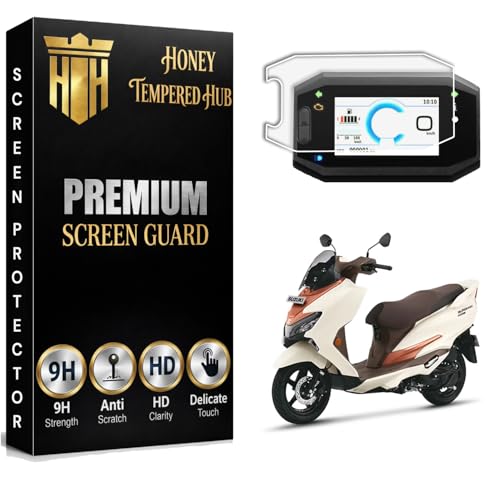 Image of SCREEN GUARD FOR NEW SUZUKI BURGMAN STREET 125 SCOOTER FACELIFT 2026 - RIDE CONNECT TFT EDITION PROTECTOR / HD Clarity / NEW Burgman street 125 2026 Display Speedometer Console Accessory [Not Tempered Glass]