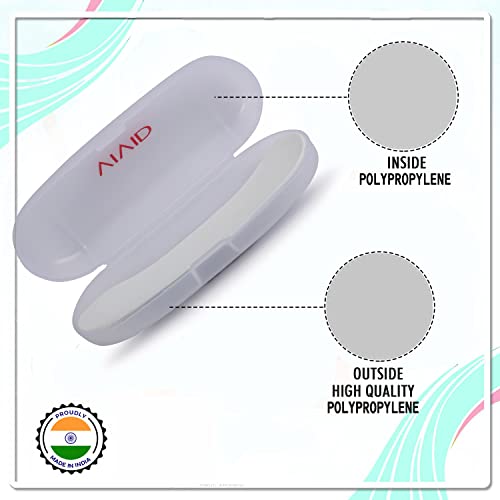 Image of VIVID Vision Unisex Adult Lightweight Eyewear Specs Case Cover | Protect Eye Glasses | Chashma Dibbi | Sunglass Box