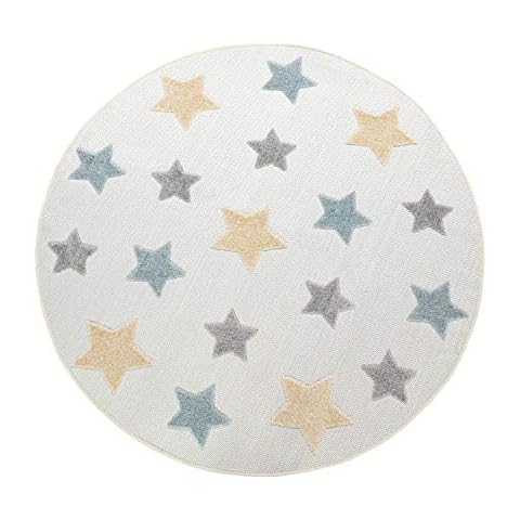 Alfombra Paco Home para Habitación Infantil Redonda Cover
