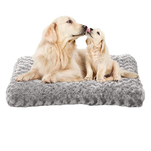 Genérico Indestructible Dogs Bed   Dog Beds Large Sized Dog | Anti Slip D0g Couch Bed | Removable Washable Dogs Beds Removable D0g Crate Pad | Crate Mat For Cat, Small, Puppies and Senior