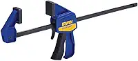 Irwin Mini Grampo Sargento 12 Polegadas, com Força de Aperto de 63kg, Abertura de Garganta de 30cm, Modelo 2006022