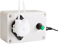 Vista 6 de Gikfun Bomba dosificadora peristáltica ajustable de 12 V Bomba dosificadora de líquido con adaptador para acuario laboratorio analítico EK1960