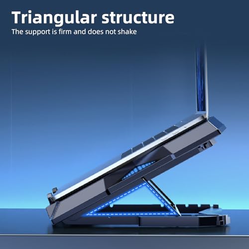 Base para Laptop con 11 Ventiladores Ajustable Multiángulo miniatura 6