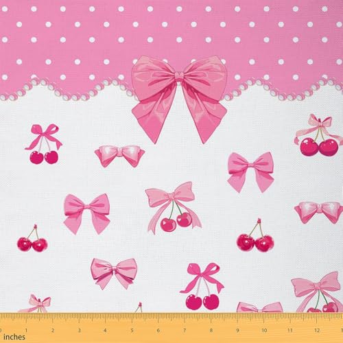 Tissu de couture au metre bowknot tapisserie 184x150cm pour projet DIY loisirs