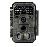 Meidase P70 (Non-Cellular,Non-WiFi) Trail Camera, 64MP 1296p, Game Cameras with No-Glow IR Night Vision, Motion Activated, Waterproof for Wildlife Deer Cams, Hunting