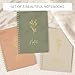 ZICOTO Aesthetic Spiral Notebook Set of 3 For Women - Cute College Ruled 7x5 Journal/Notebook with Lined Pages - Perfect Supplies to Stay Organized at Work or School