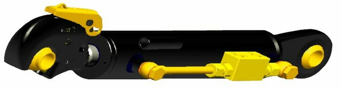 Terzo Punto Idraulico Ama Ø 50 mm Stelo 30 mm Lunghezza 450-600 mm
