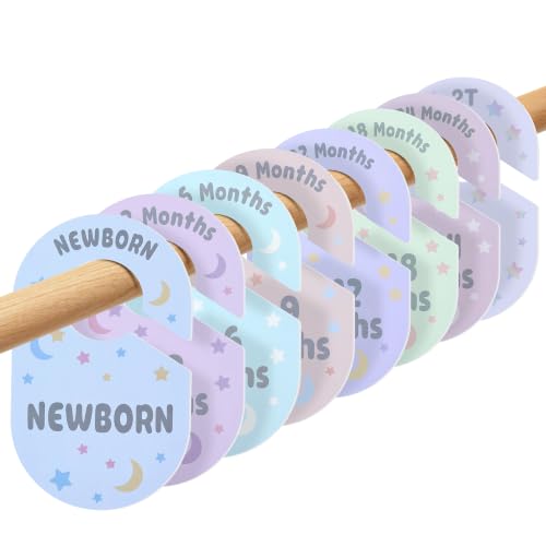 Baby Closet Dividers 8 Pack Double-Sided Nursery Clothes Organizer - image 1
