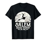 salem broom company camicia grunge halloween donna strega maglietta
