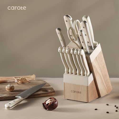 Carote 14 Pieces Knife Set With Block thumb #8