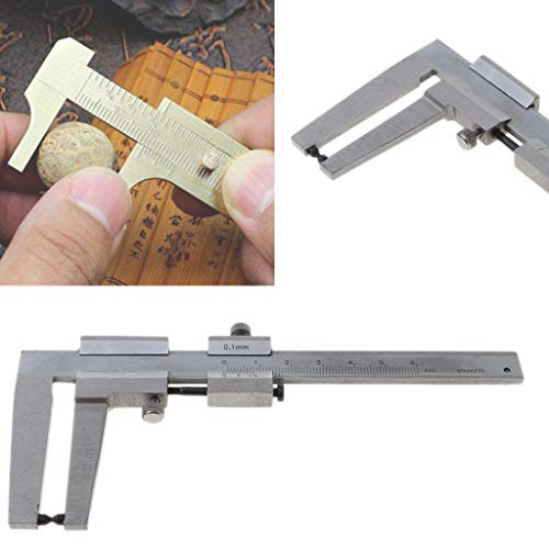 Calibrador para disco de freno acero inoxidable 0-60mm miniatura 5