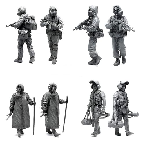 Modèle kit bio-soldat Seconde Guerre mondiale 1/35 à peindre pour atelier créatif