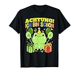 Achtung Ich Bin Schon 4 Geburtstag Frosch