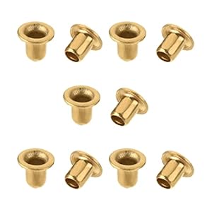 Yinpecly BM8402 Kupfer Hohlnieten 200 Stück