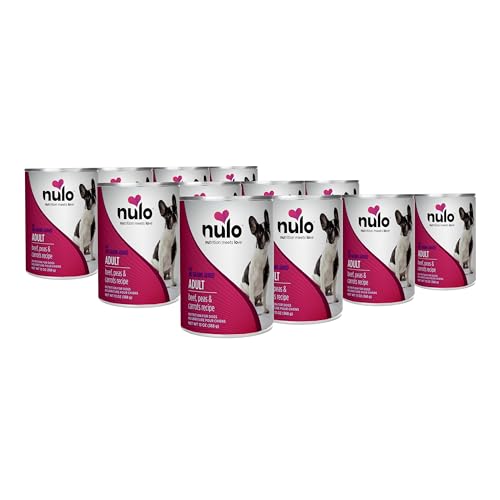 Image of Nulo Grain-Free Beef, Peas & Carrots Recipe Adult Wet Canned Dog Food, 13 Ounce, 12 Cans