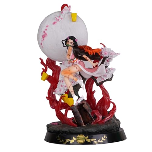 Image of Offo Anime Nezuko Kamado Moon Light Action Figure | Premium PVC Collectible | Lightweight Durable Figurine for Home Decor, Office Desk & Study Table | Gift for Anime Lovers & Collectors