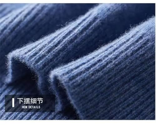 Men V-Neck Pullover Men Business Office Sweater Warm Knitted Pullover Jumper Slim Fit Casual Dress Sweater4