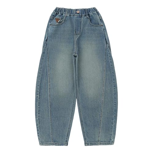 Baggy Jeans for Teens Boys Kids Casual Elastic Waist Relaxed Fit Denim Pants with Pockets Fashion Streetwear2