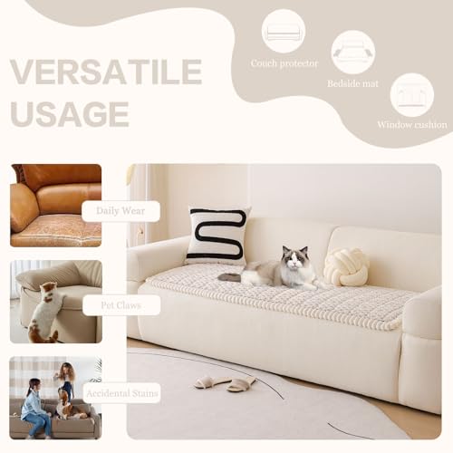Couch Cover for Dogs Washable Non Slip Sofa Covers for Pets, 27.6"x70.9" - image 5