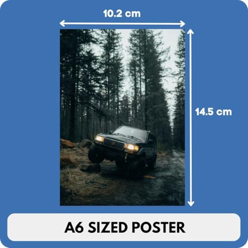 Image of auraposter Poster | Set of 40 | Mini Posters (15 x10 cm) | Wall, Bedroom, Living room | Glue Dots Included