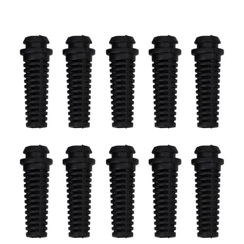 BlissfulAbode Conector de prensaestopas de goma para amoladora angular y herramientas eléctricas, funda de alivio de tensión de 6 mm, paquete de 10