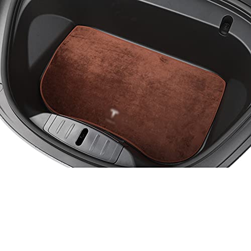 MrBuLiao Tesla カーアクセサリー インテリアアクセサリー ダッシュカバー リアウィンドウフロントトランクマット フランネルブランケット クッション 耐光マット 滑り止めパッド テスラ モデル 3 カーデコラティブ