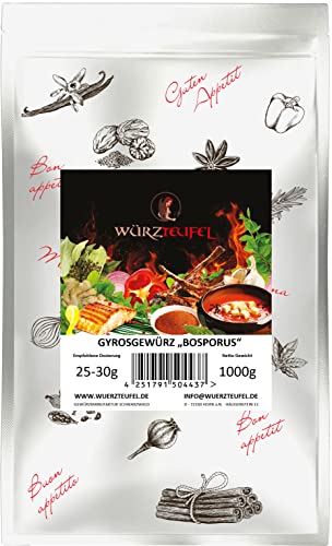 Preisvergleich Produktbild Gyros - Gewürz, Bosporus Gyros Gewürzzubereitung würzig - pikant. Beutel 1000g. (1,0 KG)