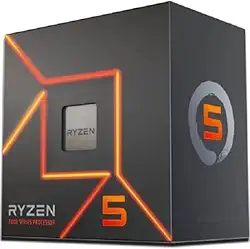 Processador R5 7600 6 Núcleos 12 Threads AM5 3.8GHz Turbo 5.1GHz Cache 38MB 65W com Gráficos Integrados