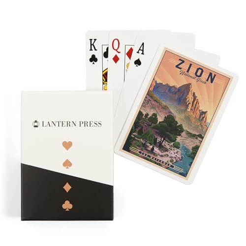 Baraja de Poker Zion National Park Lantern Press