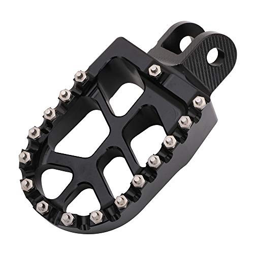 Image of AnXin Foot Pegs Footpegs Footrests Foot for KLX300 KLX300R KLX300SM 97-07 20-24 KLX250 06-20 KLX250S 09-14 KLX250R 94-96 KLX650 93-96 Dirt Bike Black