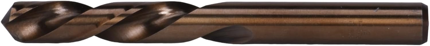 Century Drill & Tool 74132 Cobalt Left Hand Stub Drill Bit, 1/2"