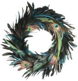 Gislea Graham Peacock Feather Wreath