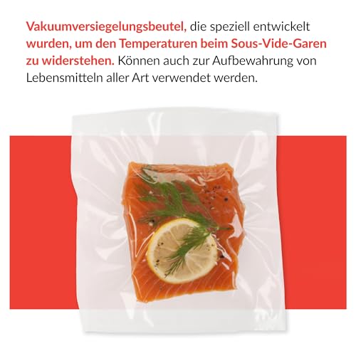Sacs sous vide de cuisson grand format 35x45cm pour conservation micro-ondes - 2