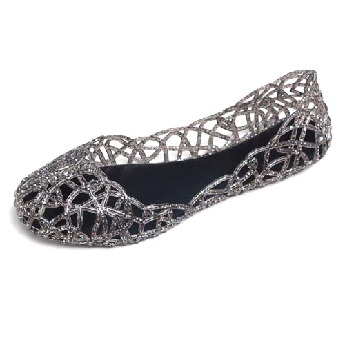 Image of Dear Time Women Flat Heel Summer Beach Jelly Shoes