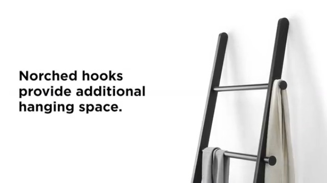 Amazon.co.jp: umbra タオルハンガー ラダーハンガー 衣類ハンガー