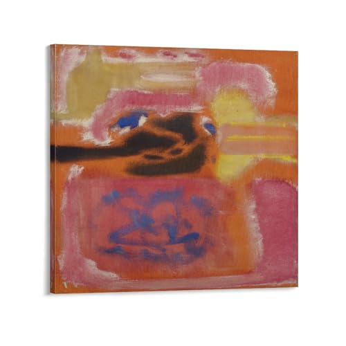 Toile de lin Mark Rothko No. 9, une décoration murale salon d'exception 60x60