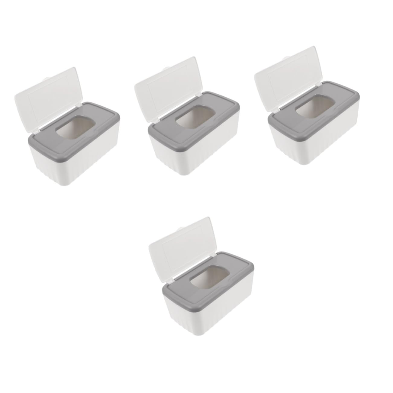 IMIKEYA 4stücke Feuchttücherbox Mit Staubschutzdeckel Großer Tissue Box Holder Für Und Badezimmer Design Für Feuchte Und Trockene Tücher Langlebig Und