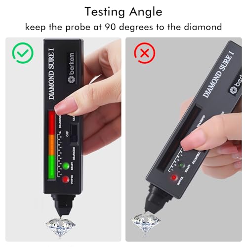 Image of Valkynos Diamond Tester Kit with 60X Loupe & UV Light, Thermal Conductivity