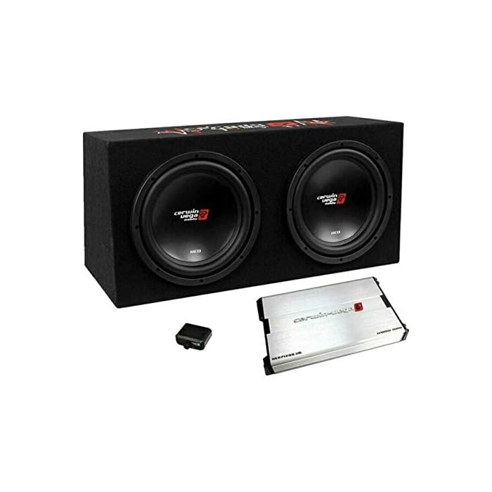 Buy CerwinVega BKX7212S2 12Inch 3000W XED Dual Loaded 3000Watt Car Subwoofer Enclosure Audio