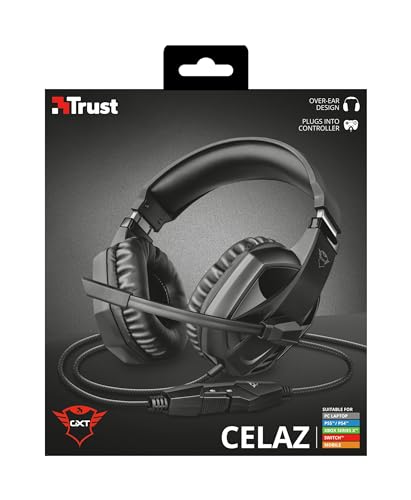 Cuffie GXT 412 Celaz con Microfono a Scomparsa, 3.5 mm Jack, Filo, Over Ear, Unità Altoparlanti Attive da 50 mm, PC, PS4, PS5, Xbox Series X, Xbox One, Switch, Nero - Cuffia gaming - Immagine 5