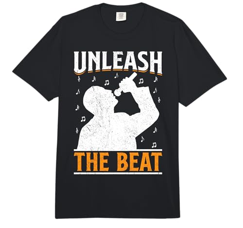 Unleash The Beat Beatbox Beatboxing Comfort Colors Adult Heavyweight T-Shirt