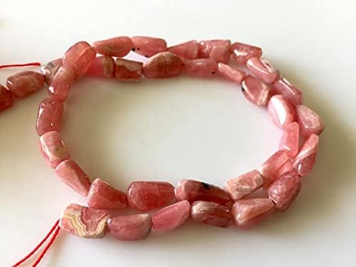 Rhodochrosite rose naturelle en fil de 16 pouces pour offrir un cadeau artisanal personnalisé - 3