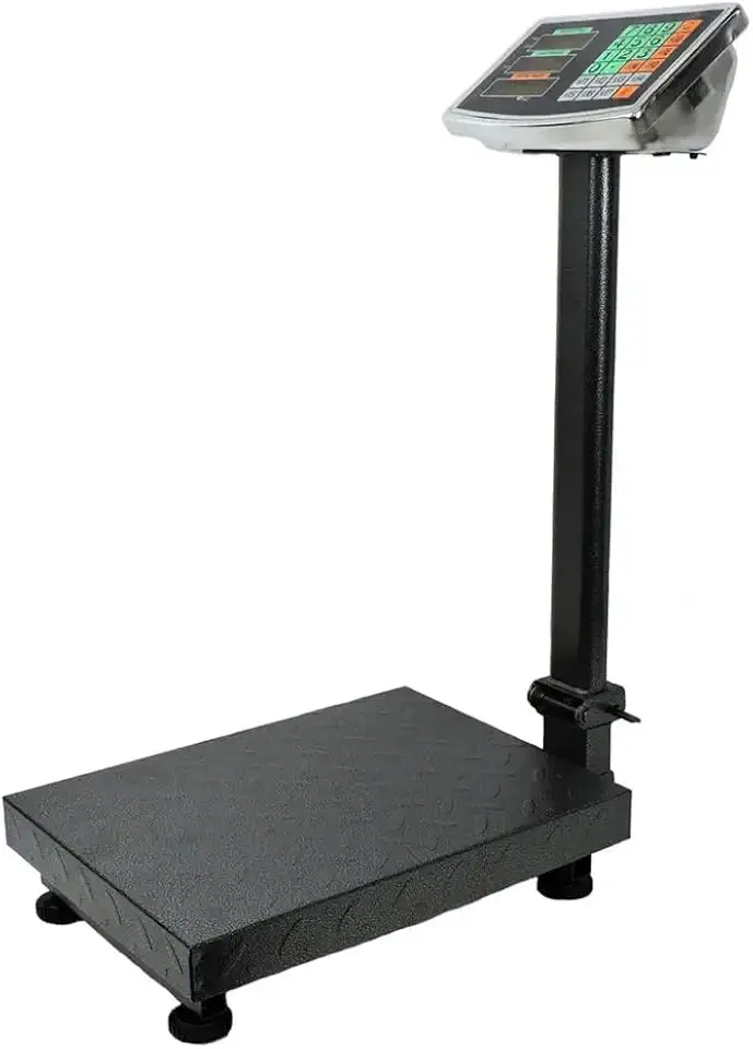 Hanabi Balança Digital Comercial Spark TCS-K1 200kg - Display LED Vermelho - Teclas Tara e Zero - Bivolt 127/220V - Bateria de Lítio - Certificada INMETRO