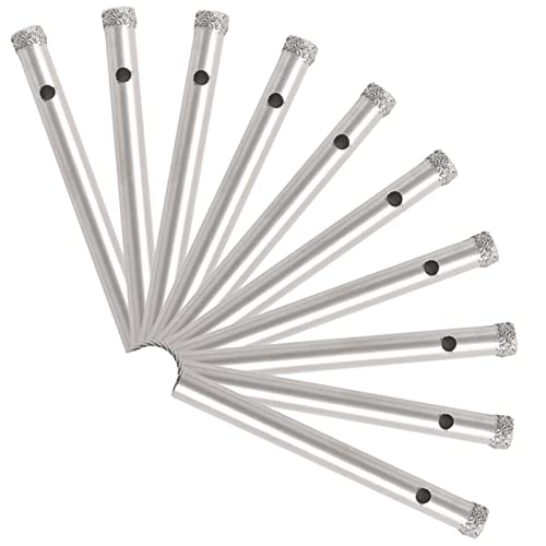 NUSHKI 10 piezas brocas diamantadas de 5 mm miniatura 7