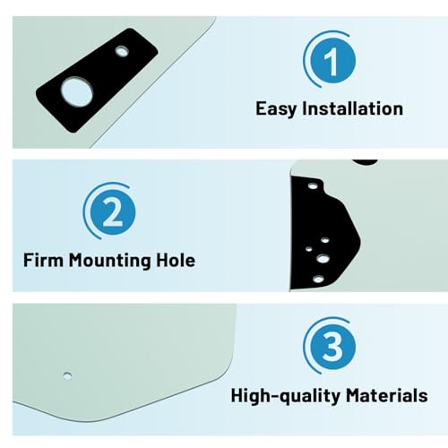 Image of 258-4071 Front Cab Door Glass Fits for Caterpillar CAT C-Series | 246C 256C 262C 272C 272D 277C 279C 287C 289C 297C 299C 299D, 2584071